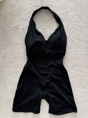 Oner Active Black Halter Romper Jumpsuit